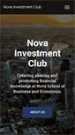 Mobile Screenshot of novainvestmentclub.com